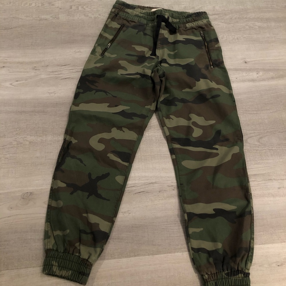 Camo jogger pants